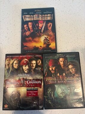 Pirates of the Caribbean DVD Bundle - set of 3